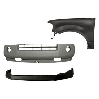 TruParts® - 3-Piece (Front Upper and Lower Bumper Cover, Front Driver Side Fender) (Standard Line)