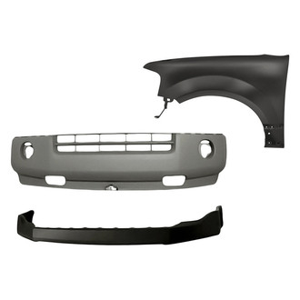 TruParts® - 3-Piece (Front Upper and Lower Bumper Cover, Front Driver Side Fender) (Standard Line)