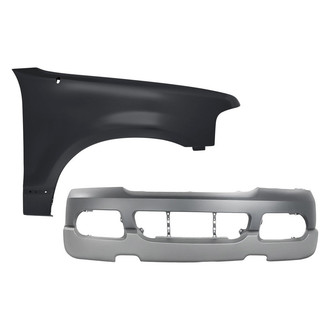 TruParts® - 2-Piece (Front Bumper Cover, Front Passenger Side Fender) (Standard Line)