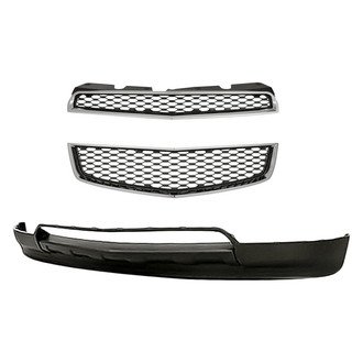 TruParts® - 3-Piece (Front Lower Bumper Valance, Upper and Lower Grille) (CAPA Certified)