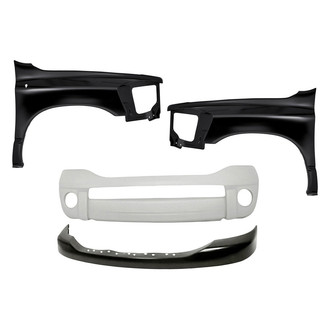 TruParts® - 4-Piece (Front Upper Bumper Cover, Front Driver and Passenger Side Fender) (CAPA Certified)