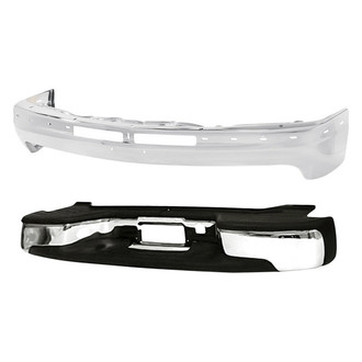 TruParts® - 2-Piece (Front Bumper Face Bar, Rear Step Bumper Assembly) (Standard Line)
