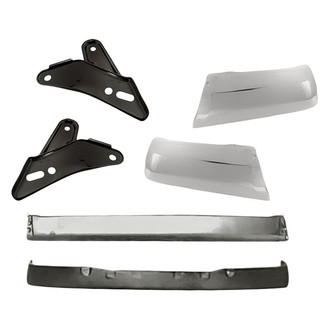TruParts® - 6-Piece (Front Bumper Face Bar, Rear Bumper, Front Driver and Passenger Side Bumper Mounting Arm, Rear Inner and Outer Bumper End) (Standard Line)