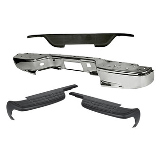 TruParts® - 4-Piece (Rear Bumper Face Bar, Rear Center Inner and Outer Bumper Step Pad) (Standard Line)