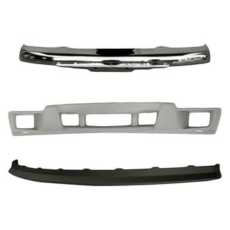 TruParts® - 3-Piece (Front Lower Bumper Cover, Front Bumper Face Bar, Front Bumper Air Deflector) (Standard Line)