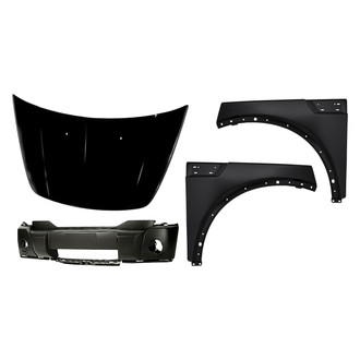 TruParts® - 4-Piece (Front Bumper Cover, Front Driver and Passenger Side Fender, Hood Panel) (Standard Line)