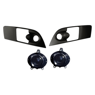 TruParts® - 4-Piece (Driver and Passenger Side Fog Light, Front Inner and Outer Fog Light Bezel) (Standard Line)