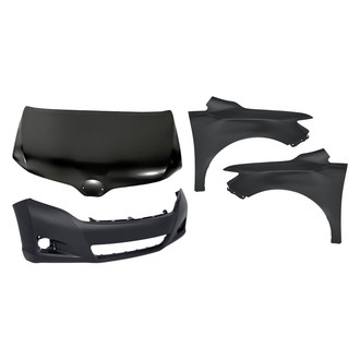 TruParts® - 4-Piece (Front Bumper Cover, Front Driver and Passenger Side Fender, Hood Panel) (Standard Line)