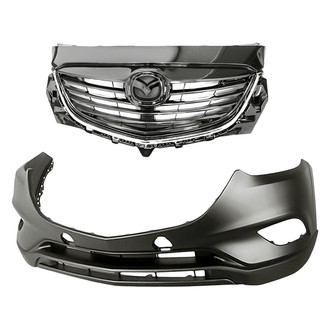 TruParts® - 2-Piece (Front Bumper Cover, Grille) (Standard Line)