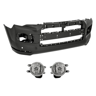 TruParts® - 3-Piece (Front Bumper Cover, Driver and Passenger Side Fog Light) (Standard Line)