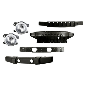 TruParts® - 6-Piece (Front Bumper Cover, Front Lower Bumper Valance, Driver and Passenger Side Fog Light, Front Bumper Cover Reinforcement, Front Bumper To Body Filler Panel) (Standard Line)