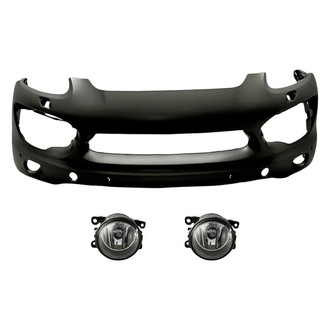 TruParts® - 3-Piece (Front Bumper Cover, Driver and Passenger Side Fog Light) (Standard Line)
