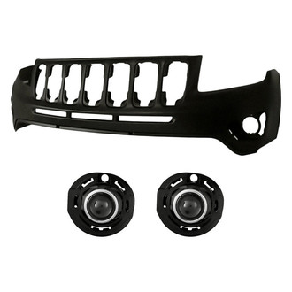 TruParts® - 3-Piece (Front Upper Bumper Cover, Driver and Passenger Side Fog Light) (Standard Line)