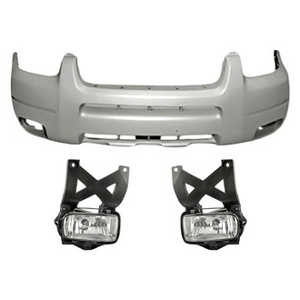 TruParts® - 3-Piece (Front Bumper Cover, Driver and Passenger Side Fog Light) (Standard Line)