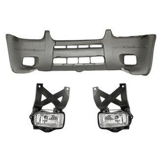 TruParts® - 3-Piece (Front Bumper Cover, Driver and Passenger Side Fog Light) (Standard Line)