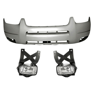 TruParts® - 3-Piece (Front Bumper Cover, Driver and Passenger Side Fog Light) (Standard Line)