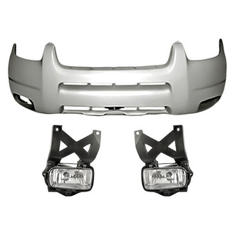 TruParts® - 3-Piece (Front Bumper Cover, Driver and Passenger Side Fog Light) (Standard Line)