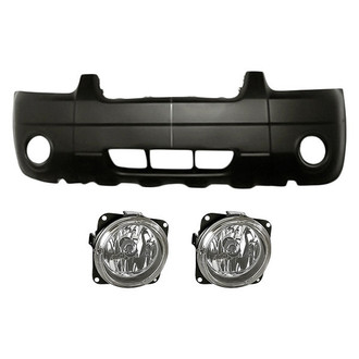 TruParts® - 3-Piece (Front Bumper Cover, Driver and Passenger Side Fog Light) (Standard Line)