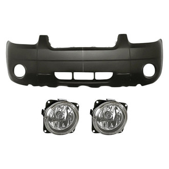 TruParts® - 3-Piece (Front Bumper Cover, Driver and Passenger Side Fog Light) (Standard Line)