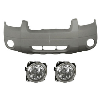 TruParts® - 3-Piece (Front Bumper Cover, Driver and Passenger Side Fog Light) (Standard Line)