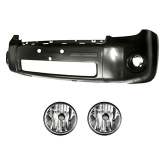 TruParts® - 3-Piece (Front Bumper Cover, Driver and Passenger Side Fog Light) (Standard Line)