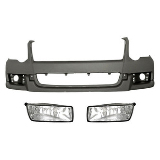 TruParts® - 3-Piece (Front Upper Bumper Cover, Driver and Passenger Side Fog Light) (Standard Line)