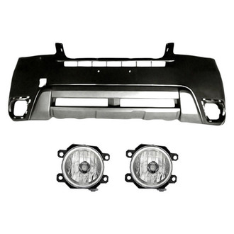 TruParts® - 3-Piece (Front Bumper Cover, Driver and Passenger Side Fog Light) (Standard Line)