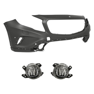 TruParts® - 3-Piece (Front Bumper Cover, Driver and Passenger Side Fog Light) (Standard Line)