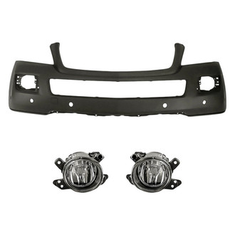 TruParts® - 3-Piece (Front Bumper Cover, Driver and Passenger Side Fog Light) (Standard Line)