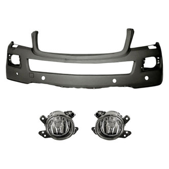 TruParts® - 3-Piece (Front Bumper Cover, Driver and Passenger Side Fog Light) (Standard Line)