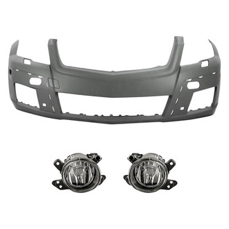 TruParts® - 3-Piece (Front Bumper Cover, Driver and Passenger Side Fog Light) (Standard Line)