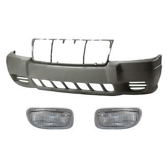 TruParts® - 3-Piece (Front Bumper Cover, Driver and Passenger Side Fog Light) (Standard Line)