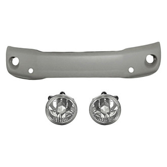 TruParts® - 3-Piece (Front Bumper Cover, Driver and Passenger Side Fog Light) (Standard Line)