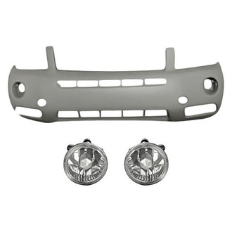 TruParts® - 3-Piece (Front Bumper Cover, Driver and Passenger Side Fog Light) (Standard Line)