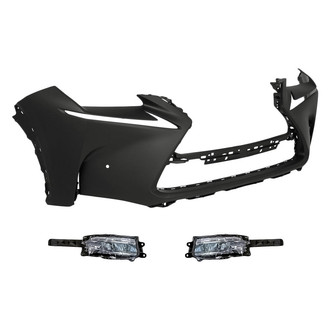 TruParts® - 3-Piece (Front Bumper Cover, Driver and Passenger Side Fog Light) (Standard Line)