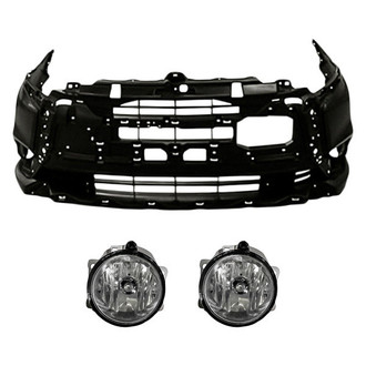 TruParts® - 3-Piece (Front Bumper Cover, Driver and Passenger Side Fog Light) (Standard Line)