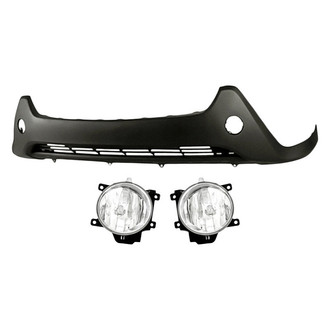 TruParts® - 3-Piece (Front Lower Bumper Cover, Driver and Passenger Side Fog Light) (Standard Line)