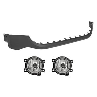 TruParts® - 3-Piece (Front Upper Bumper Cover, Driver and Passenger Side Fog Light) (Standard Line)