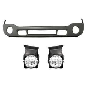 TruParts® - 3-Piece (Front Lower Bumper Cover, Driver and Passenger Side Fog Light) (Standard Line)