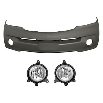 TruParts® - 3-Piece (Front Bumper Cover, Driver and Passenger Side Fog Light) (Standard Line)