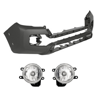 TruParts® - 3-Piece (Front Bumper Cover, Driver and Passenger Side Fog Light) (CAPA Certified)