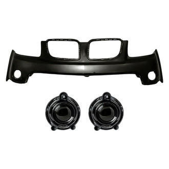 TruParts® - 3-Piece (Front Upper Bumper Cover, Driver and Passenger Side Fog Light) (Standard Line)