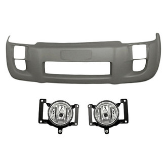 TruParts® - 3-Piece (Front Bumper Cover, Driver and Passenger Side Fog Light) (Standard Line)