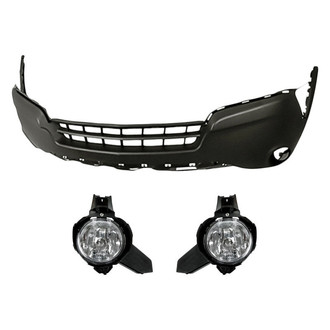 TruParts® - 3-Piece (Front Lower Bumper Cover, Driver and Passenger Side Fog Light) (Standard Line)