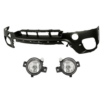 TruParts® - 3-Piece (Front Upper Bumper Cover, Driver and Passenger Side Fog Light) (Standard Line)