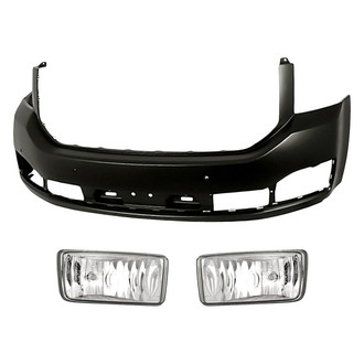 TruParts® - 3-Piece (Front Bumper Cover, Driver and Passenger Side Fog Light) (Standard Line)