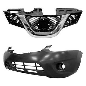 TruParts® - 2-Piece (Front Bumper Cover, Grille) (CAPA Certified)