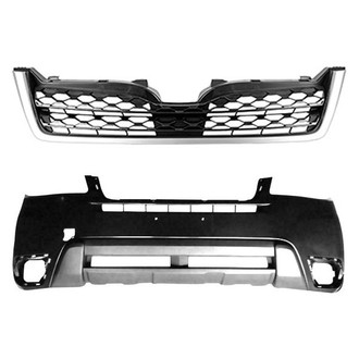 TruParts® - 2-Piece (Front Bumper Cover, Grille) (CAPA Certified)
