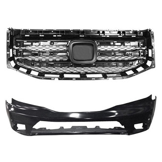 TruParts® - 2-Piece (Front Bumper Cover, Grille) (CAPA Certified)