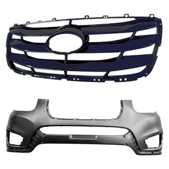 TruParts® - 2-Piece (Front Bumper Cover, Grille) (CAPA Certified)